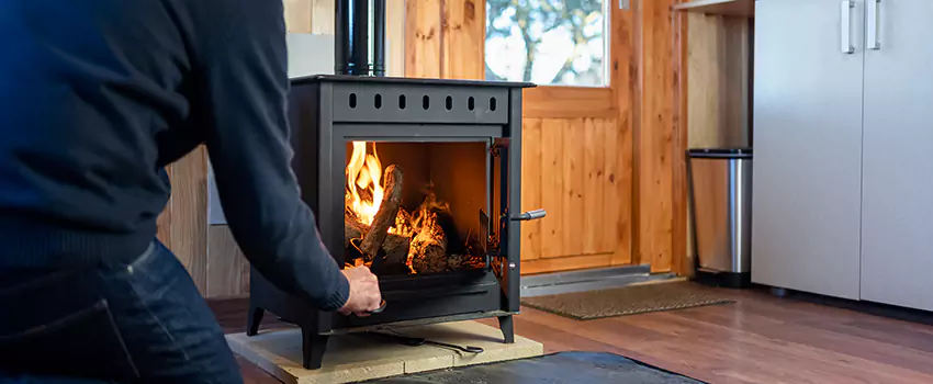 Open Hearth Wood Fireplace Installation in Janesville, WI