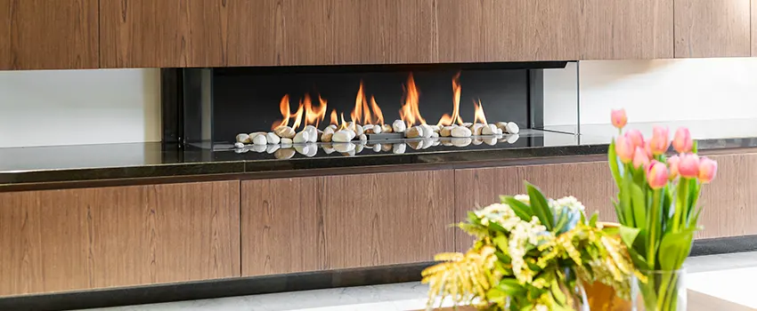Double-height Fireplace Design Refurbishment in Janesville, Wisconsin