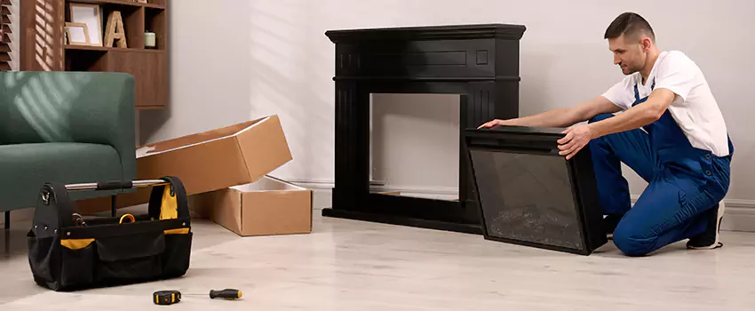 Old Rusted Metal Fireplace Repair And Replacement in Janesville, WI