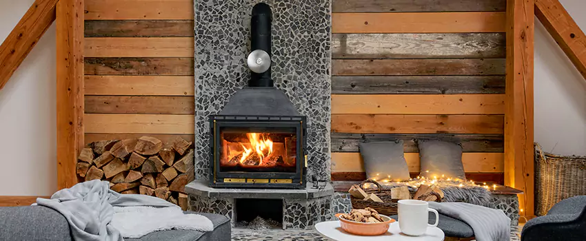 Thelin Hearth Products Direct Vent Gas Stove Fireplace Inspection in Janesville, Wisconsin